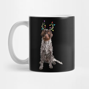 German Wirehaired Pointer Christmas Dog Mug